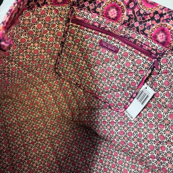 Vera Bradley Iconic GRAND Tote – Raspberry Medallion – NWT - Reversible - Picture 12 of 12